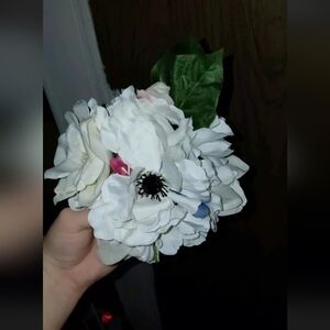 White Floral Ball Decor